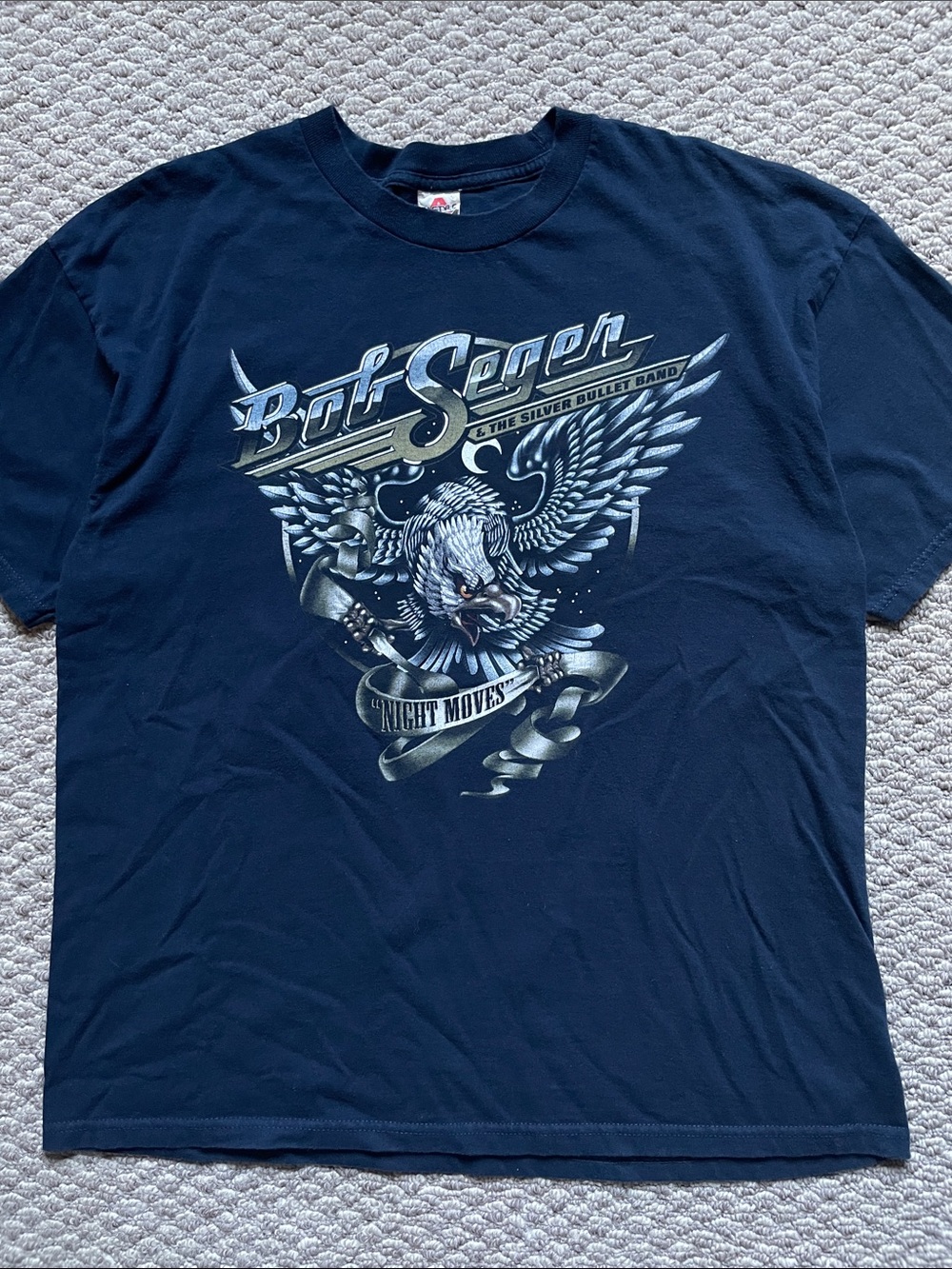 Bob Seger Silver bullet band night moves tour t shirt